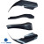Carbon Fiber BORD Front Bumper Canards 4pc > Nissan Skyline (R33) GTR 1995-1998 - image 10