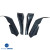 Carbon Fiber BORD Front Bumper Canards 4pc > Nissan Skyline (R33) GTR 1995-1998 - image 12