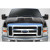 2008-2010 Ford Super Duty F250 F350 F450 GT500 V2 Hood - 1 Piece - image 1