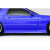 1986-1991 Mazda RX-7 Duraflex Vanish Side Skirt Rocker Panels - 2 Piece - image 1