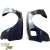FRP TKYO Wide Body Fender Flares (rear) 75mm > BMW 318i 1984-1992> 2dr Coupe - image 12