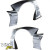 FRP TKYO Wide Body Fender Flares (front) 4pc 50mm > BMW 318i 325i (E36) 1992-1998 > 2dr Coupe - image 5