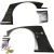 FRP TKYO Wide Body Fender Flares (front) 4pc 50mm > BMW 318i 325i (E36) 1992-1998 > 2dr Coupe - image 10