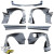 VSaero FRP TKYO Wide Body Kit 11pc > BMW 318i 325i (E36) 1992-1998 > 2dr Coupe - image 4