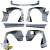 FRP TKYO Wide Body Kit 11pc > BMW 318i 325i (E36) 1992-1998 > 2dr Coupe - image 4