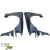 FRP TKYO Wide Body Molded Fenders (front) 4pc > BMW 325Ci 330Ci (E46) 1999-2005 > 2dr Coupe - image 7