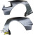 FRP TKYO Wide Body Fender Flares (rear) 60mm > BMW 325Ci 330Ci (E46) 1999-2005 > 2dr Coupe - image 13