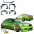 VSaero FRP TKYO Wide Body Kit 7pc > BMW M3 (E46) 2002-2005 > 2dr Coupe - image 5