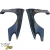 FRP TKYO V1 Wide Body Fender Flares (front) > BMW 325i 330i (E46) 2002-2005 > 4dr Sedan - image 8