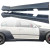 VSaero FRP TKYO V1 Wide Body Side Skirts > BMW 325i 330i (E46) 1999-2005 > 4dr Sedan - image 1
