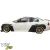 FRP TKYO V2 Wide Body Fender Flares (front) > BMW 325i 330i (E46) 2002-2005 > 4dr Sedan - image 3