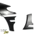 FRP TKYO V2 Wide Body Kit w Wing > BMW 325i 330i (E46) 2002-2005 > 4dr Sedan - image 28