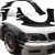 FRP TKYO V2 Wide Body Kit w Wing > BMW 325i 330i (E46) 2002-2005 > 4dr Sedan - image 13