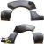 FRP LWNK Wide Body 40mm Fender Flares (rear) 6pc > BMW Z4 (E85) 2003-2008 - image 12
