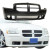 FRP SRT-8 Front Bumper 1pc > Dodge Magnum 2005-2007 - image 1