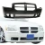 FRP SRT-8 Front Bumper 1pc > Dodge Magnum 2005-2007 - image 1