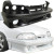 FRP STALK Front Bumper > Ford Mustang 1987-1992 > 2dr - image 1