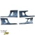 FRP KTOT Side Skirt Lower Splitters > Ford Mustang 2015-2020 - image 14
