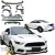 FRP KTOT Wide Body Kit > Ford Mustang 2015-2017 - image 3