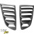 FRP KTOT Window Scoop Cover > Ford Mustang 2015-2020 - image 4
