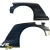 FRP TKYO Wide Body Fender Flares (rear) 50mm > Honda Civic EG 1992-1995 > 3dr Hatchback - image 20
