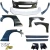 FRP TKYO Wide Body Kit 12pc > Honda Civic EG 1992-1995 > 3dr Hatchback - image 4