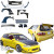 FRP TKYO Wide Body Kit w Wing 13pc > Honda Civic EG 1992-1995 > 3dr Hatchback - image 2