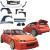 FRP TKYO Wide Body Kit w Wing 13pc > Honda Civic EG 1992-1995 > 3dr Hatchback - image 3