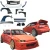 FRP TKYO Wide Body Kit w Wing 13pc > Honda Civic EG 1992-1995 > 3dr Hatchback - image 3