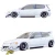 FRP TKYO Wide Body Kit w Wing 13pc > Honda Civic EG 1992-1995 > 3dr Hatchback - image 4