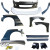 VSaero FRP TKYO Wide Body Kit w Wing 13pc > Honda Civic EG 1992-1995 > 3dr Hatchback - image 5