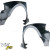FRP MAM Wide Body Fender Flares (front) 2pc 60mm > Honda Civic EK 1999-2000 > 3dr Hatchback - image 19