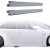 VSaero FRP MAM Wide Side Skirts 2pc > Honda Civic EK 1996-2000 > 3dr Hatchback - image 1