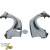 FRP MAM Wide Body Fender Flares (rear) 3pc 60mm > Honda Civic EK 1996-2000 > 3dr Hatchback - image 25