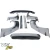 FRP MAM Wide Body Kit /w Wing 9pc > Honda Civic EK 1999-2000 > 3dr Hatchback - image 3