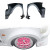 FRP MAM Wide Body Kit /w Wing 9pc > Honda Civic EK 1999-2000 > 3dr Hatchback - image 22