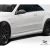 2003-2009 Mercedes CLK W209 Black Series Look Wide Body Side Skirt Rocker Panels - 2 Piece - image 3