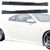 VSaero FRP LBPE Wide Body Side Skirts > Infiniti G37 Coupe 2008-2015 > 2dr Coupe - image 1