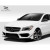 2014-2015 Mercedes CLA Class Black Series Look Front Bumper - 5 Piece - image 3