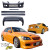 VSaero FRP HKES Body Kit 4pc > Lexus IS300 SXE10 2000-2005 - image 5