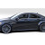 2014-2015 Mercedes CLA Class Black Series Look Wide Body Side Skirt Rocker Panels -2 Piece - image 1