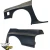 FRP TDES Wide Body Kit 12pc > Mazda RX-7 (FC3S) 1986-1992 - image 194