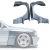 FRP TKYO Wide Body Fender Flares (front) 4pc > Mercedes-Benz 190E (W201) 1988-1993 - image 7