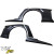 FRP VOLT Wide Body Fenders (rear) 4pc > Mitsubishi Evolution EVO8 EVO9 CT9A 2003-2006 - image 15