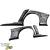 FRP VOLT Wide Body Fenders (rear) 4pc > Mitsubishi Evolution EVO8 EVO9 CT9A 2003-2006 - image 22