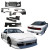 FRP BSPO Blister Wide Body Complete Kit 8pc > Nissan 240SX 1989-1994 > 3dr Hatch - image 1
