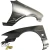 FRP MSPO S13.5 Conversion Fenders (front) > Nissan 240SX 1989-1994 > 2/3dr - image 5