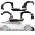 FRP TKYO v2 Wide Body Flares w Side Skirts 8pc > Nissan 240SX 1989-1994 > 2/3dr - image 1