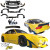 FRP TKYO v2 Wide Body Kit w Wing > Nissan 240SX 1989-1994 > 3dr Hatch - image 2