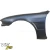 FRP MSPO Wide Body Fenders (front) 25mm > Nissan 240SX (S14) 1995-1996 - image 14